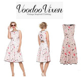 Jacqueline Paper Doll Swing Dress!👗by Voodoo Vixen